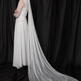 LOVE LANE LONDON Scattered Pearl Cathedral Veil