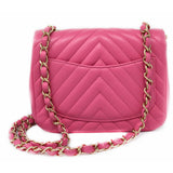 Chanel Mini Chevron Flap Bag