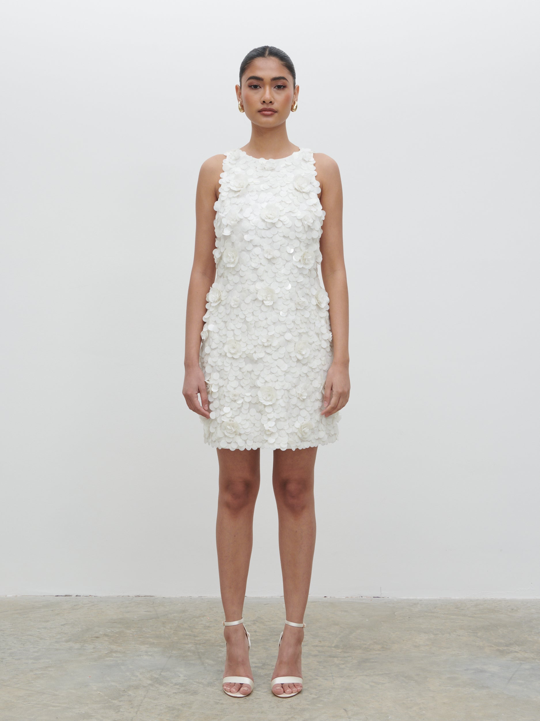 pretty lavish white sequin dress Pretty Lavish Hen Keisha embellished maxi dress in ivory sequin