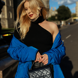 CHANEL Coco Lady Navy Flap Bag