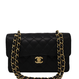 CHANEL Double Flap Bag in Black