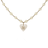 CHANEL Heart Pendant Necklace