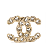 CHANEL Logo Brooch
