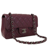 CHANEL Mini Flap in Plum
