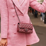 CHANEL Mini Flap in Plum