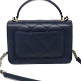 CHANEL Coco Lady Navy Flap Bag