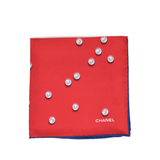 CHANEL Pearl Silk Scarf