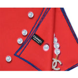 CHANEL Pearl Silk Scarf