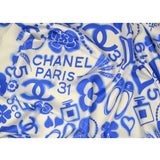 CHANEL Motif Silk Scarf