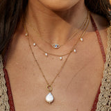 PALAS Positano Pearl & Chain Necklace