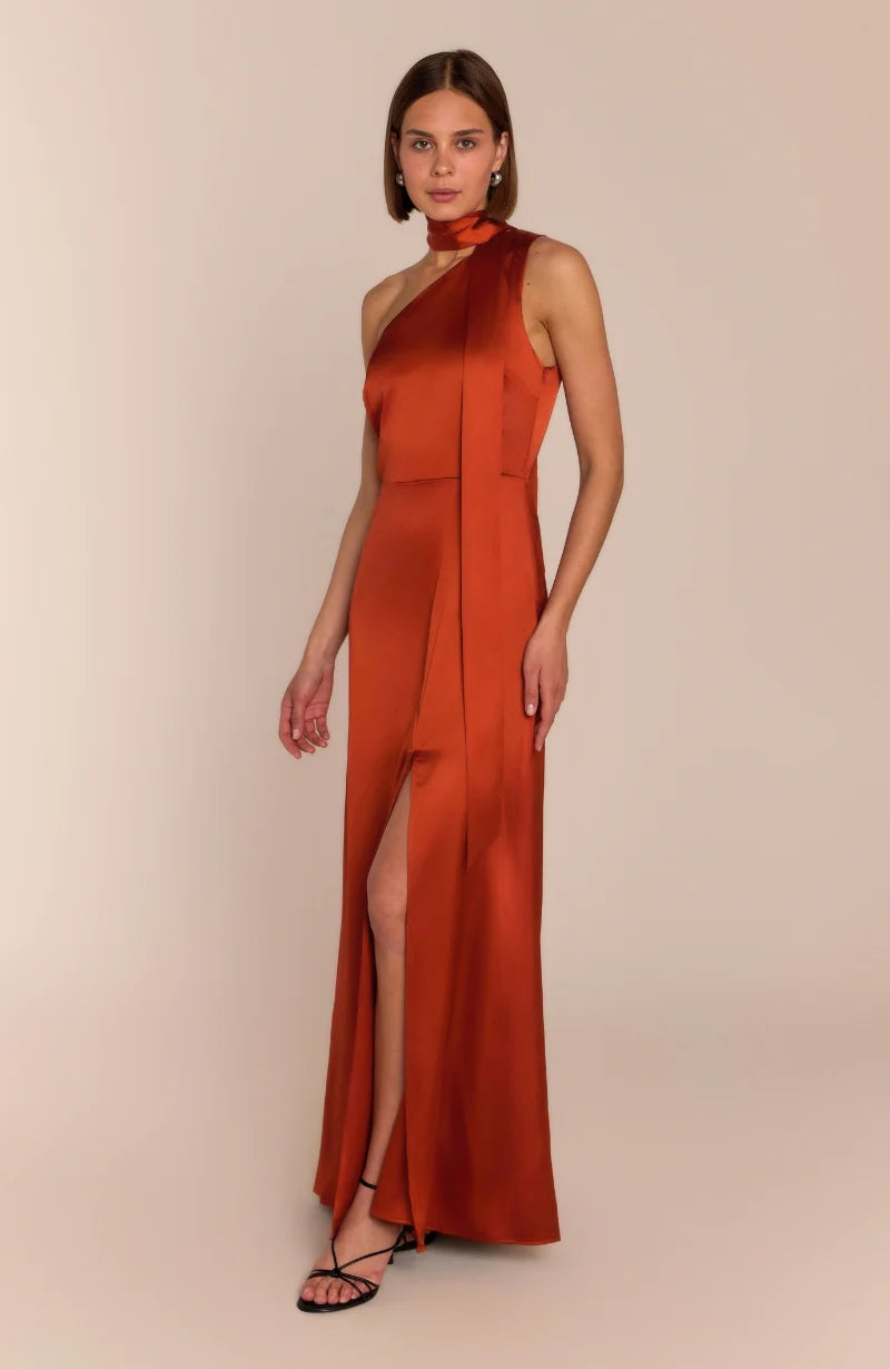 REWRITTEN Porto Bridesmaid Dress in Burnt Orange Something Borrowed REWRITTEN Porto Bridesmaid Dress in Burnt Orange Something Borrowed
