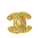 CHANEL Vintage Matelassé Brooch