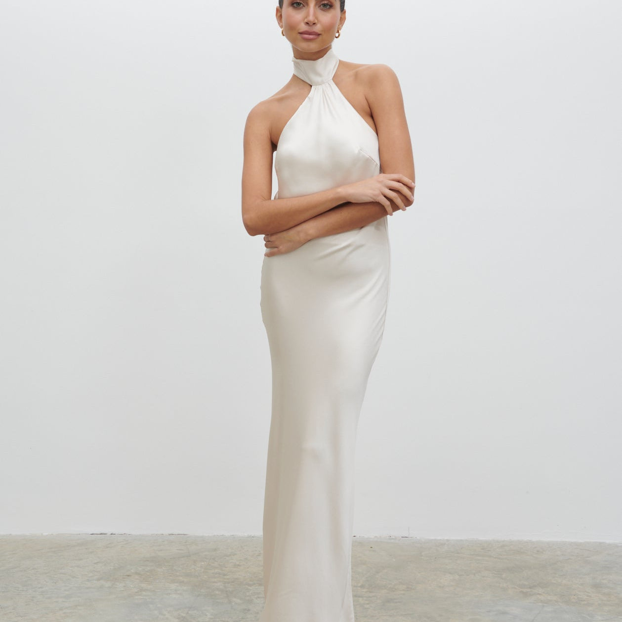 Chloe scarf maxi dress, available to rent from Something Borrowed for weddings in Brighton