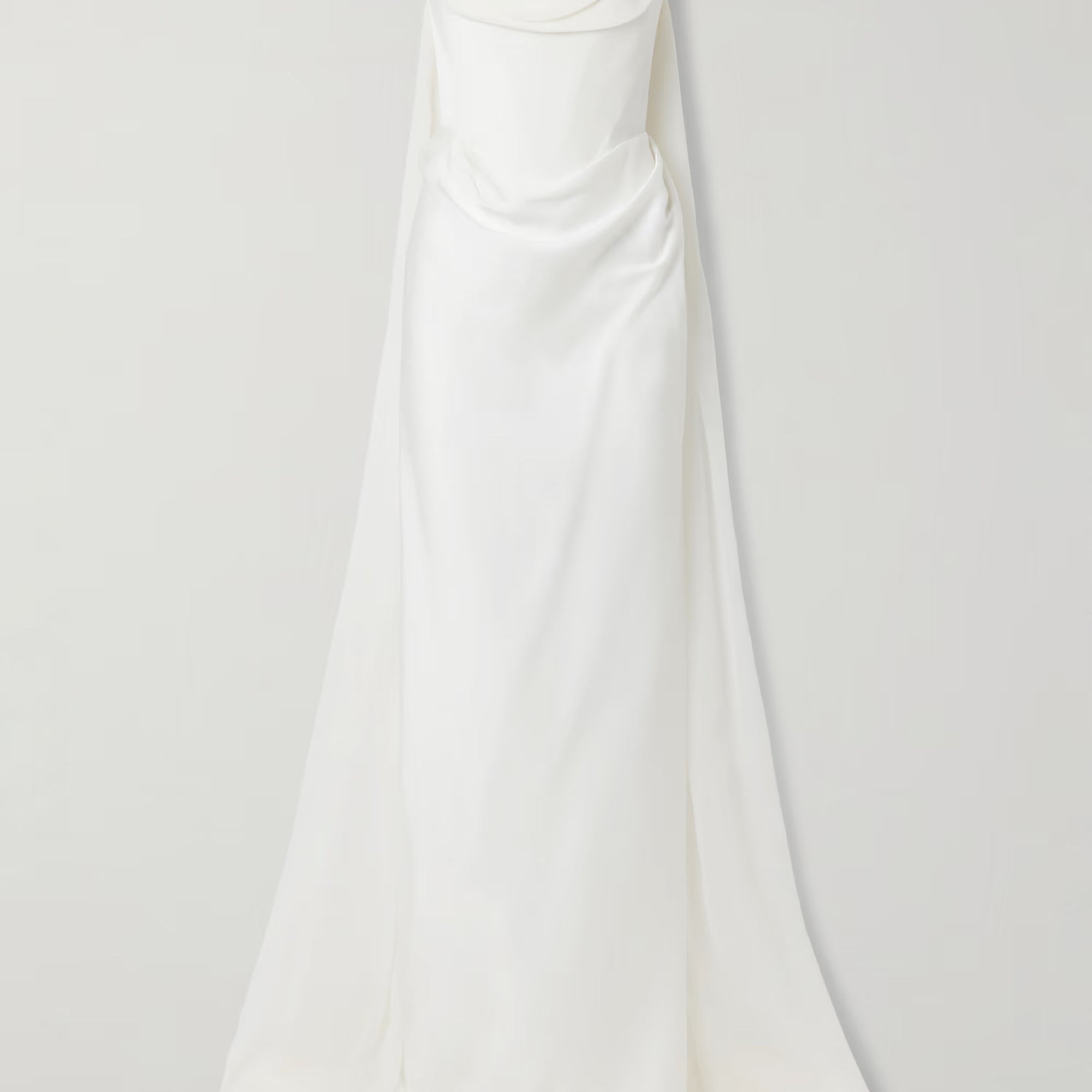 Vivienne Westwood Galaxy cape-effect strapless gown, available to rent at Something Borrowed