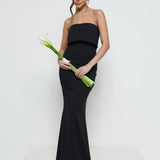 Julia Crepe Maxi Bridesmaid Dress
