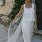 Nancy Bridal Sequin Top