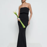 julia crepe maxi bridesmaid dress PRETTY LAVISH BRIDESMAID DRESS HAUL