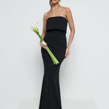 Julia Crepe Maxi Bridesmaid Dress