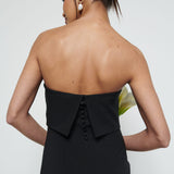 Julia Crepe Maxi Bridesmaid Dress