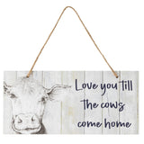 Fieldview Farm Wall Plaque Cow