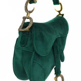 DIOR Velvet Mini Saddle Bag