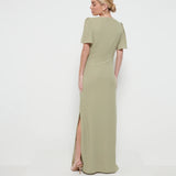 PRETTY LAVISH Edie Chiffon Maxi Bridesmaid Dress