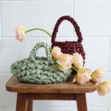 Hive - Burgundy Handmade Bridal Bag