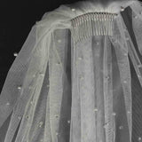 LOVE LANE LONDON Scattered Pearl Cathedral Veil