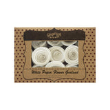 White Paper Flower Garland