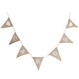 Cards Hessian Burlap Bunting - Vintage Affair