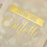 Gold Wedding Confetti Envelopes