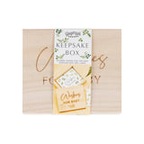 Botanical Baby Shower Advice Cards and Keepsake Box