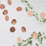Circle Rose Gold Party Bunting- 10 Inner Pack