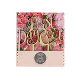 Best Day Ever Wooden Cake Topper - Boho