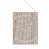 We Decided On Forever Wooden Sign - Boho