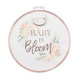 Rose Gold Baby In Bloom Baby Shower Plates
