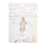Wooden Pregnancy & Baby Milestone Signs