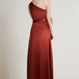 REWRITTEN Porto Bridesmaid Dress - Burnt Orange