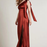REWRITTEN Porto Bridesmaid Dress - Burnt Orange