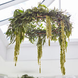 Hanging Chandelier Wedding Hoop