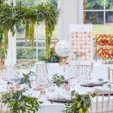 White Ribbon Hanging Wedding Backdrop