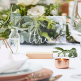 Acrylic Table Numbers- 5 Inner Pack
