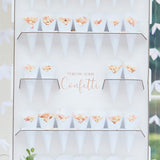 Wedding Confetti Cone Holder Stand & Cones