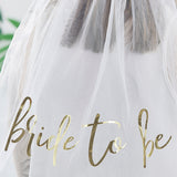 Eucalyptus Bride To Be Hen Party Veil