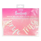 Iridescent Bride Tribe Hen Party Banner