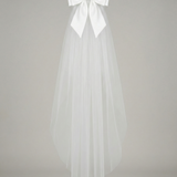 Satin Bow Veil