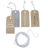 Festive Gift Tags - Christmas Metallics