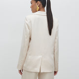 PRETTY LAVISH Callie Satin Suit Jacket