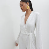 PRETTY LAVISH Chamonix Sequin Jumpsuit