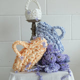 Micro Hive - White Handmade Flower Girl Bag